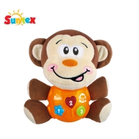 Baby plush musical monkey