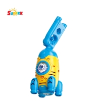 Rocket bubble machine